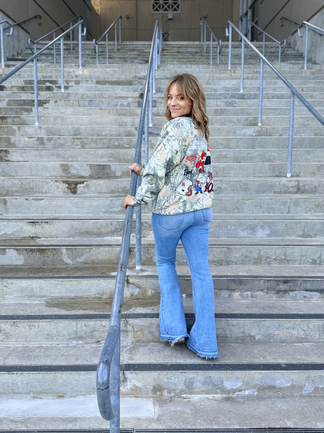 Saturday Tradition Camo Sweatshirt