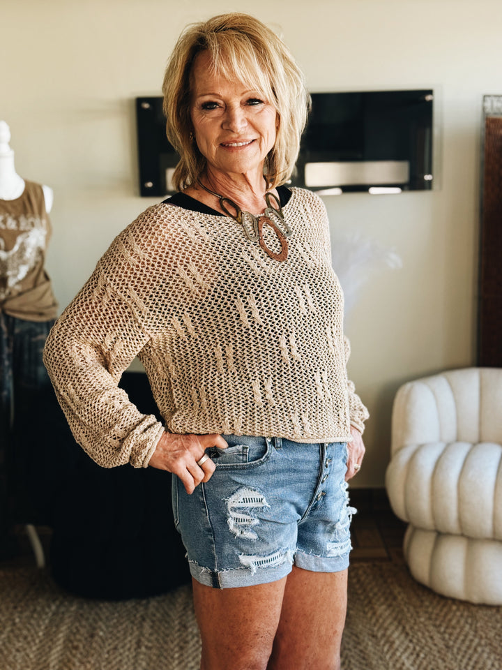 The Undercover Stripe Denim Shorts