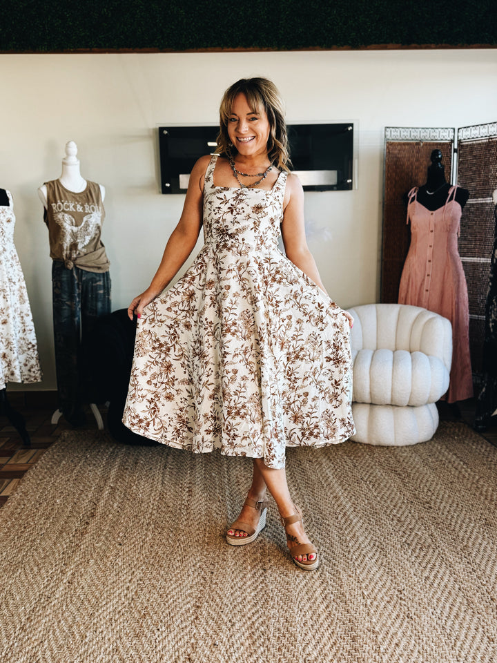 The Soft Bloom Slip Dress