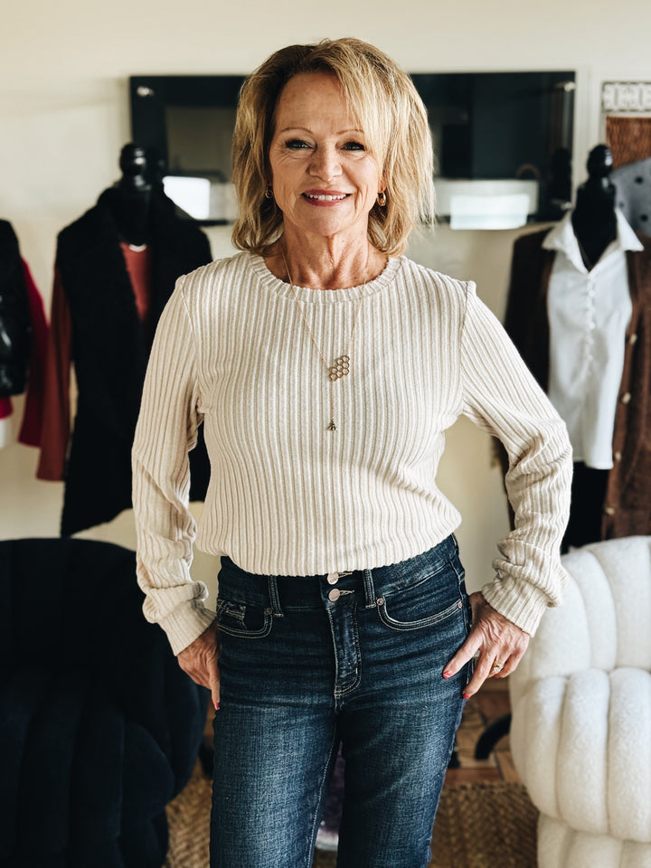 The Quiet Ease Ribbed Top