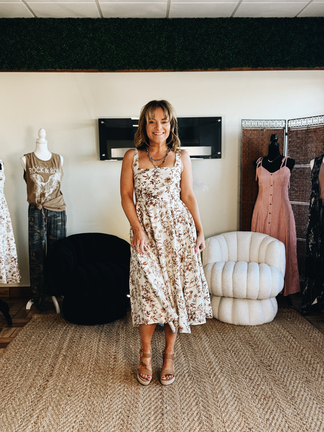 The Soft Bloom Slip Dress