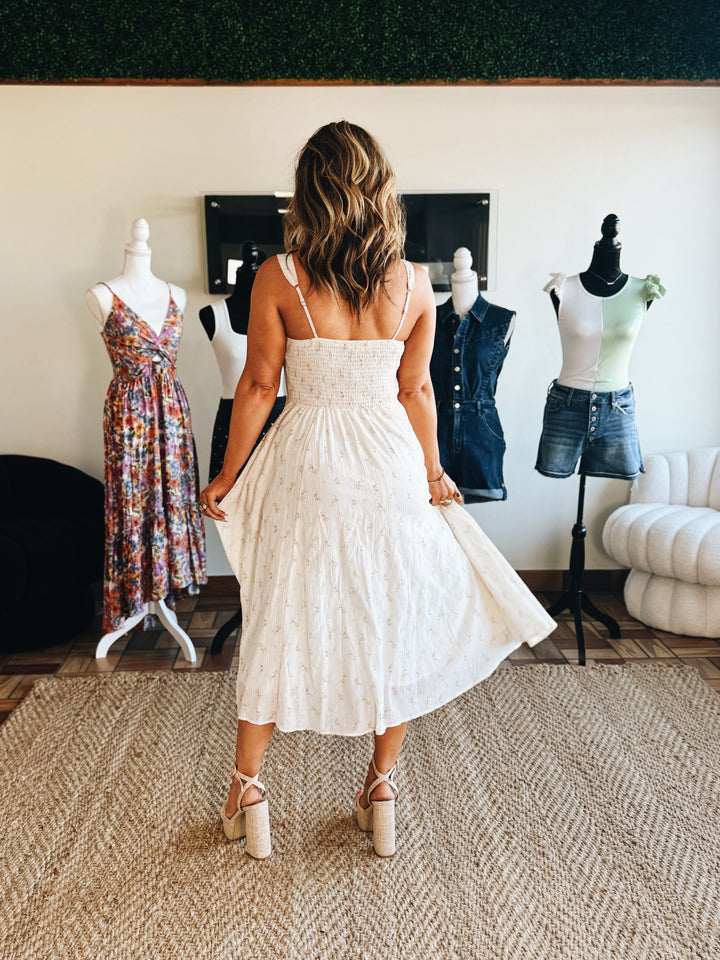 Pattern Breaker Floral Midi