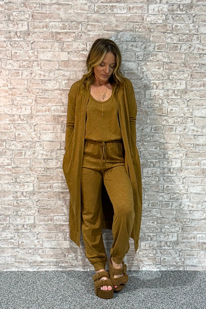 The Golden Hour – 3-Piece Knit Lounge Set