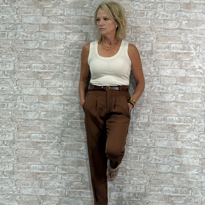 The Clarity Trouser-Belted Trousers