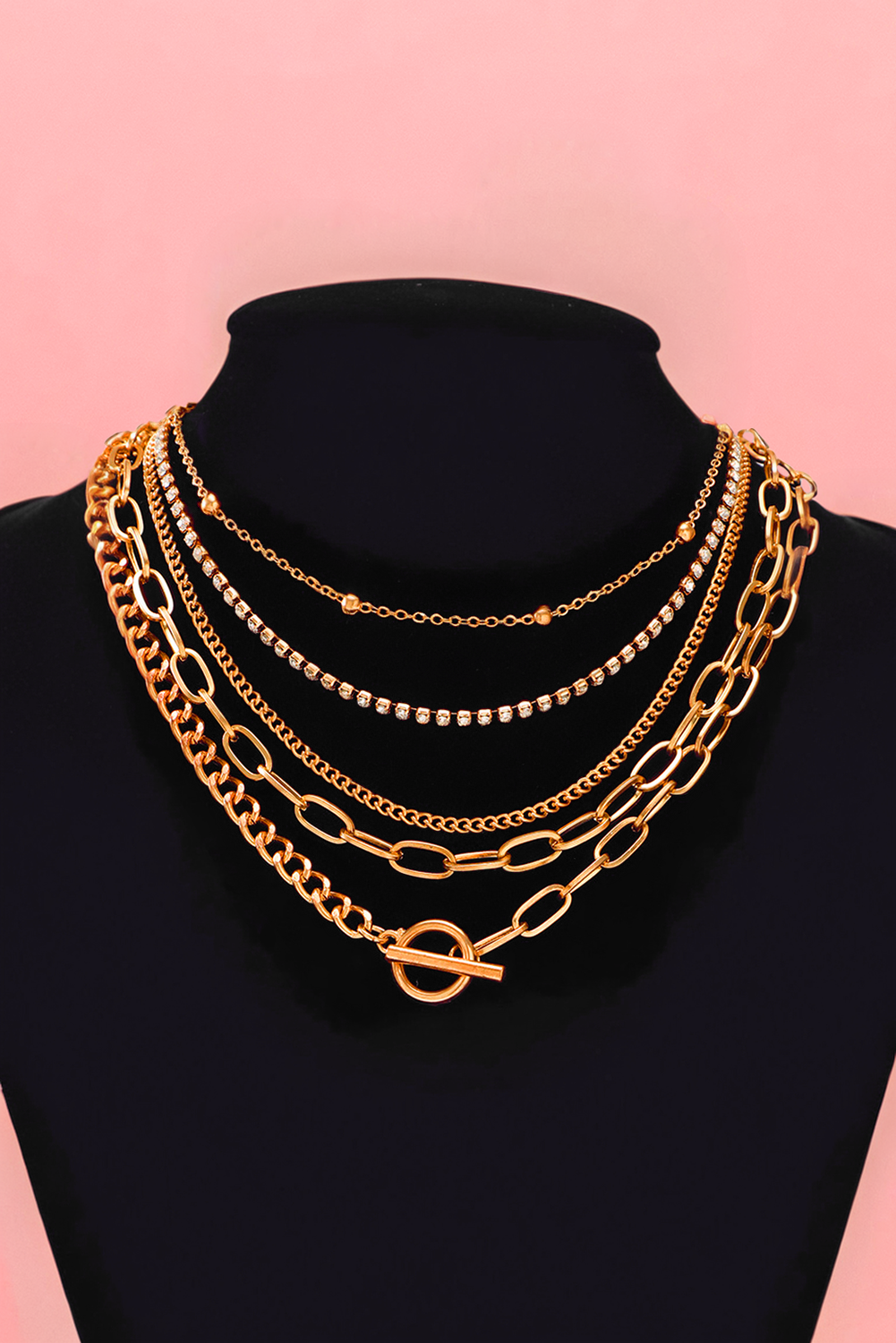 The Aligned Layers – Chain Link Necklace